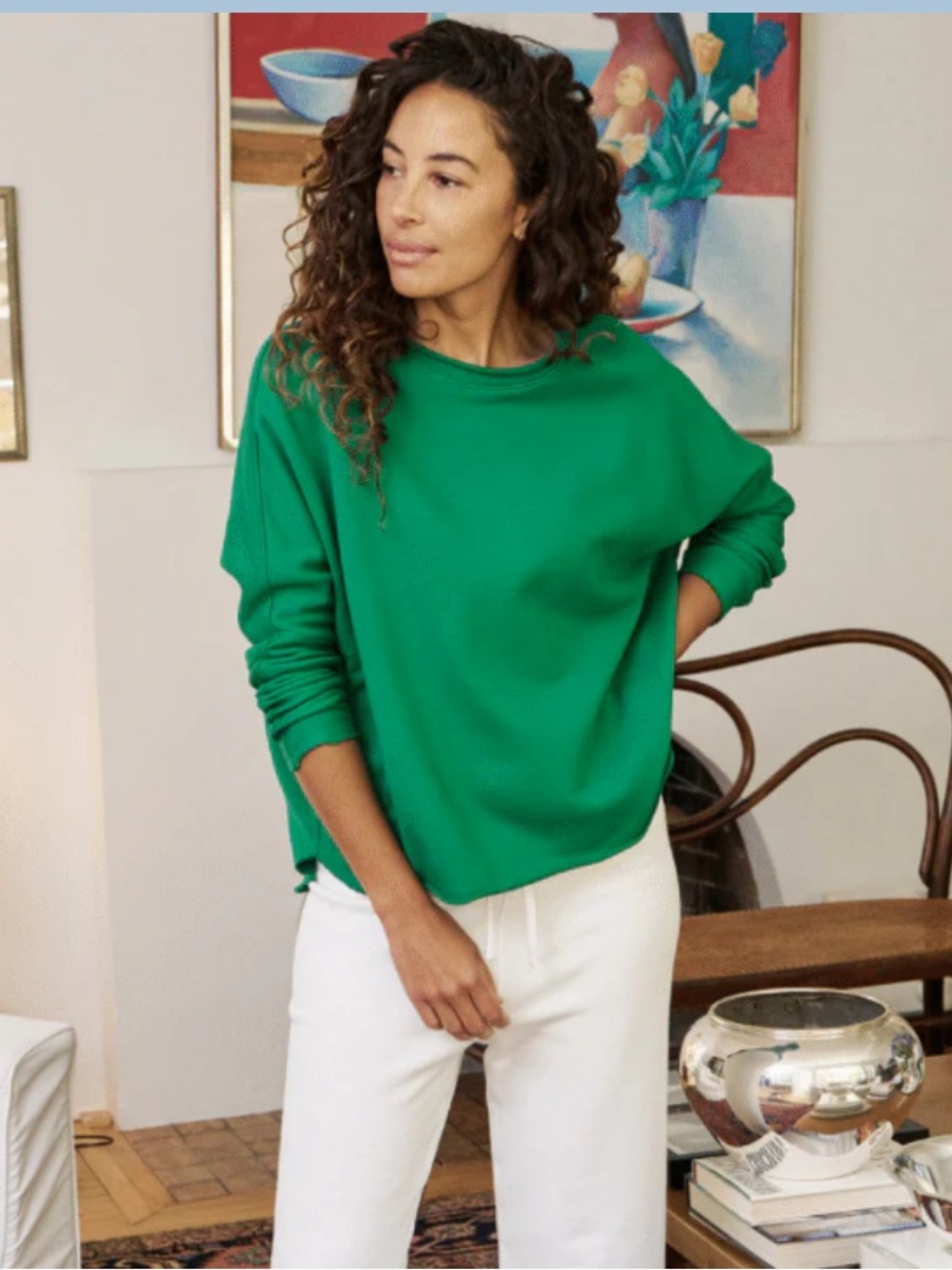 Frank & Eileen Anna Long Sleeve Sweatshirt L